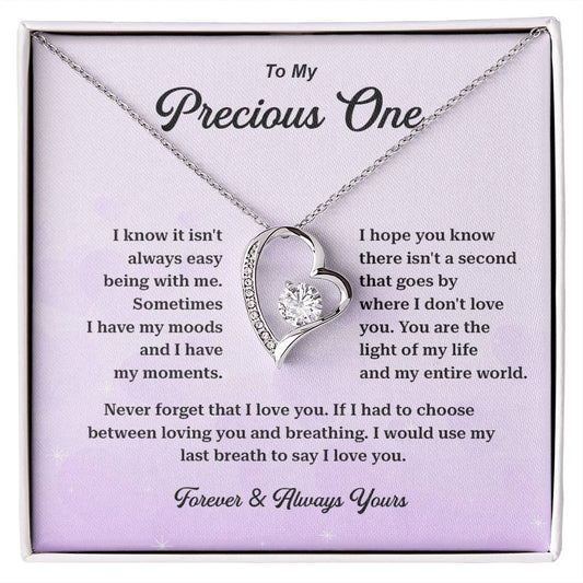 Precious One Necklace Gift with Love Message Box