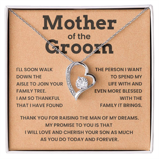 Bride to Groom’s Mom Wedding Gift Necklace