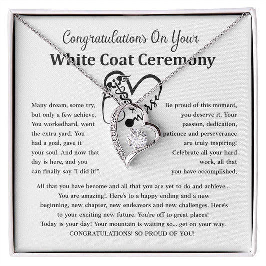 Congratulations On Your White Coat Ceremony You Can Conquer Necklace New Chapter Necklace Personal Growth Jewelry Motivational Jewelry White Coat Ceremony Congratulations Necklace Meaningful Gift For Graduates Emotional Connection Necklace