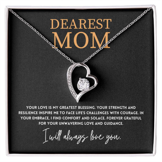 Dearest Mom, Best Necklace Gift For Mother Day Inspirational Necklace Gift Thoughtful Necklace Gift Best Mother’s Day Necklace Gift Jewelry Gift Meaningful Necklace Gift Sentimental Necklace Gift Thoughtful Jewelry