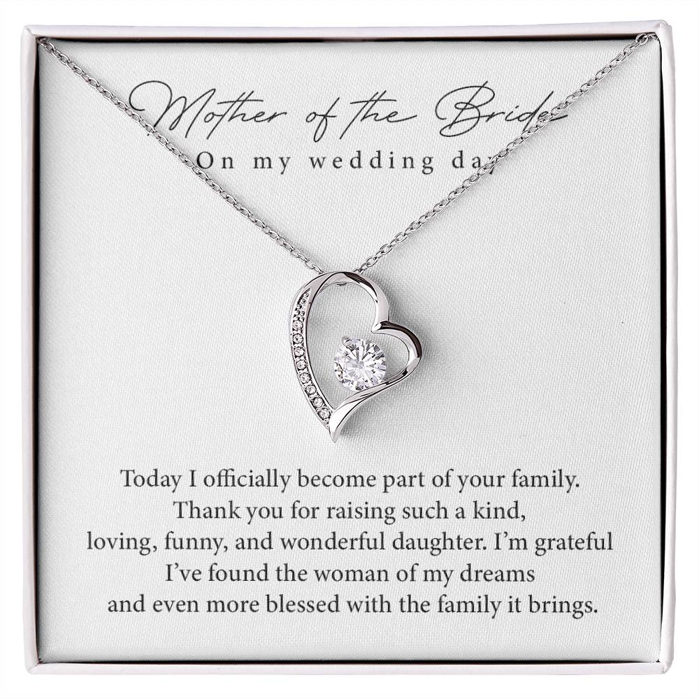 Wedding Gift for Mother of the Bride Necklace