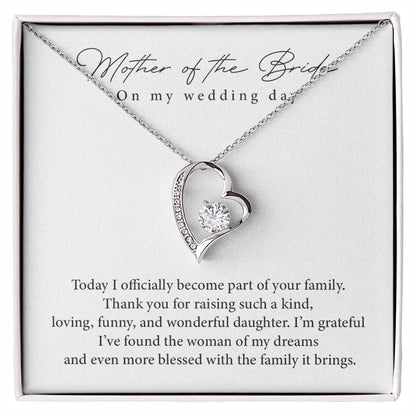 Wedding Gift for Mother of the Bride Necklace