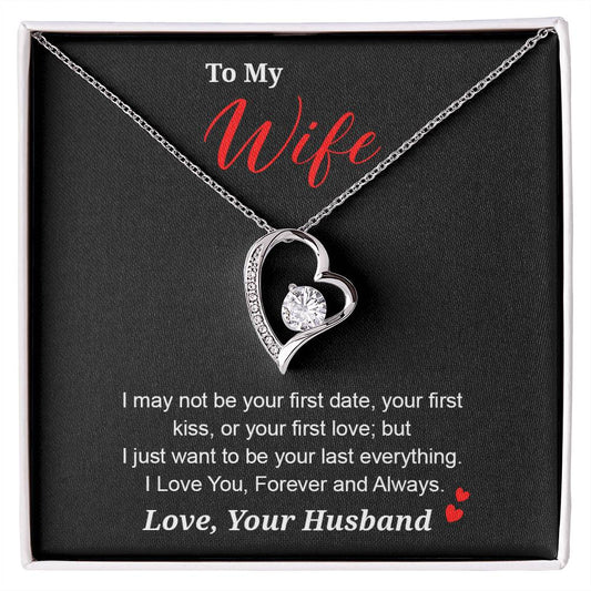 Wife Necklace Gift from Husband – Romantic Love Message