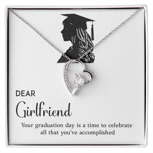 Dear Girlfriend Necklace Graduation Necklace Gift Necklace For Graduation Day Sentimental Graduation Gift Proud Partner Graduation Gift Necklace For New Beginnings Gift For Girlfriend’s Graduation Necklace For Future Success Gift For Girlfriend