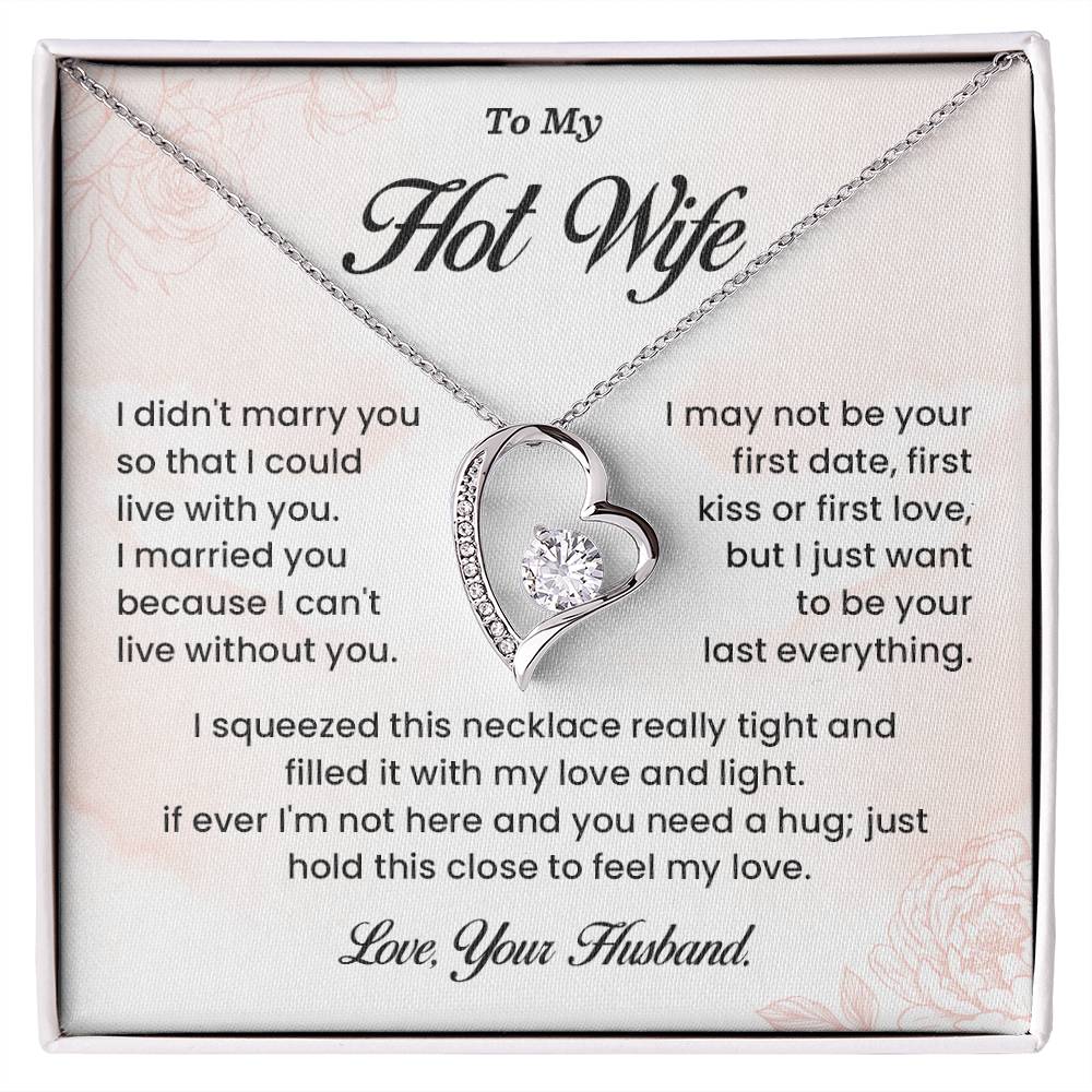 Hot Wife Necklace Gift from Husband – Gift Box