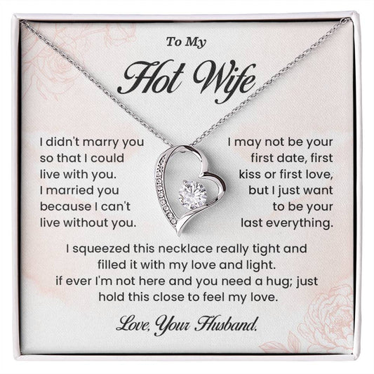 Hot Wife Necklace Gift from Husband – Gift Box
