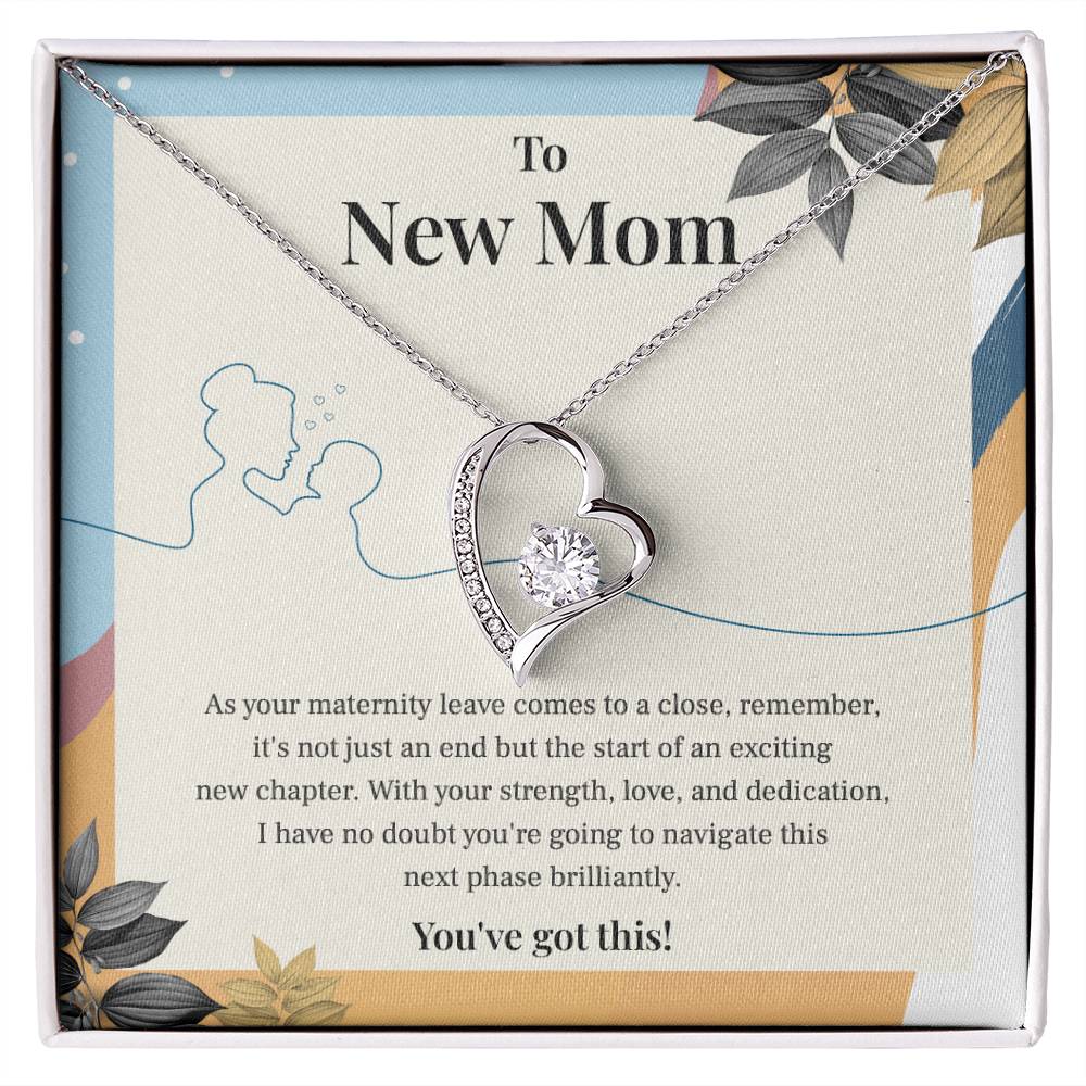 To New Mom, Beautiful Adventure Necklace Inspiring Message Necklace Celebrating New Life Necklace Unique Mom Necklace Motherhood Necklace Mom-to-be Gift Necklace Inspiring Motherhood Necklace Baby Love Necklace New Beginnings Necklace