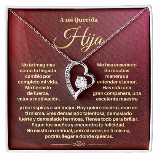 A Mi Querida Hija,  No Te Imaginas Como Tu Llegada Cambio Por Completo Mi Vida.