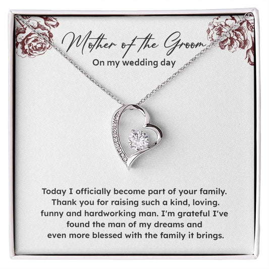 To The Mother Of The Groom On My Wedding Day Mother Of The Groom Gift Wedding Day Gift For Mother-in-law Thank You Gift For Mother Of The Groom Sentimental Gift For Mother Of The Groom