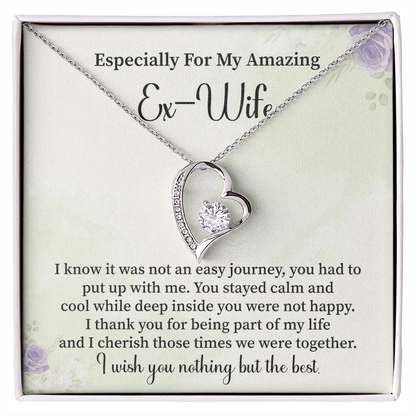 Especially For My Amazing Ex-wife Necklace Gift.