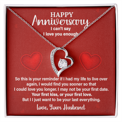 Anniversary Necklace – Promise Gift For Wife