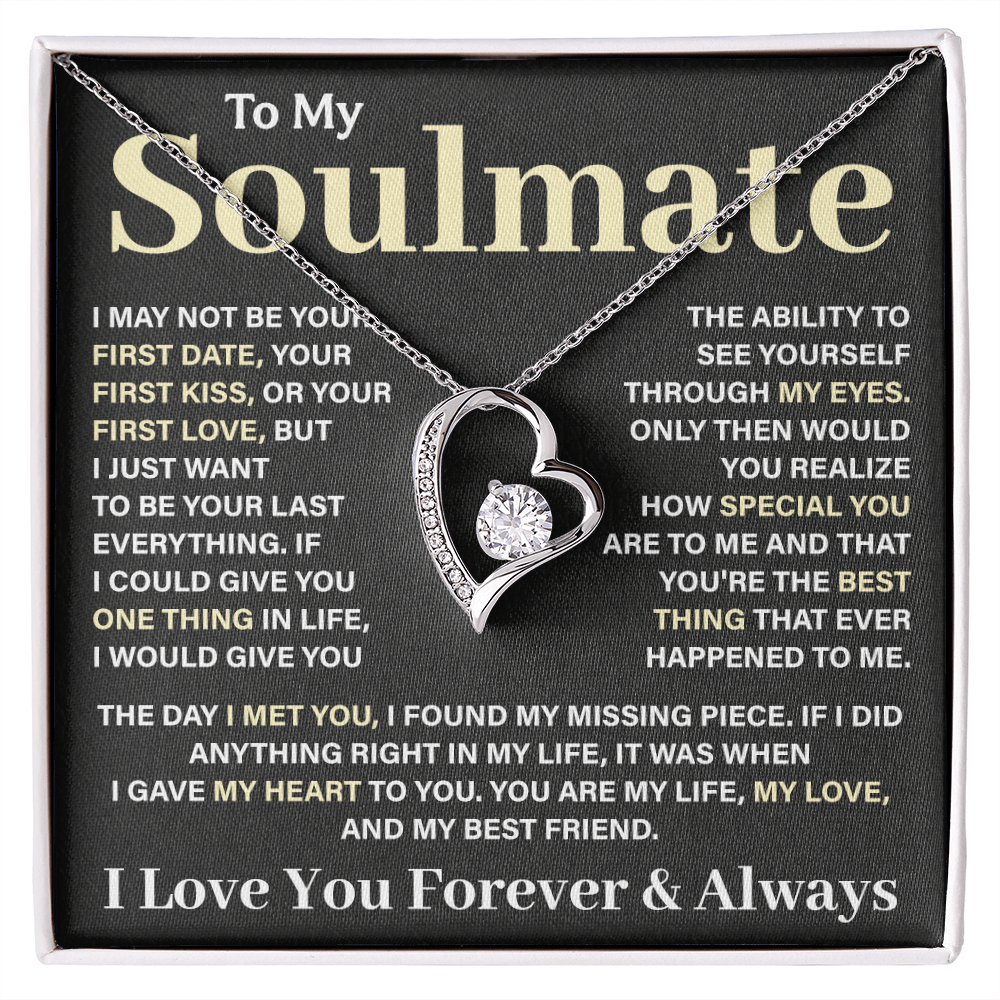 To my soulmate