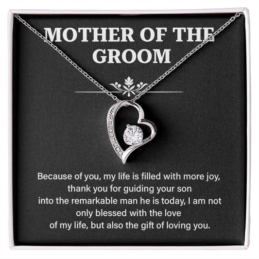 To The Mother Of The Groom Mother Of The Groom Necklace Gift Sentimental Jewelry For Mother Of The Groom Jewelry Gift For Groom's Mom Special Gift For Groom's Mom Meaningful Gift For Groom's Mother Supportive Gift For Mother Unique Gift For Mother