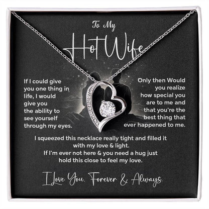 To My Hot Wife Necklace Gift From Your Boyfriend Sentimental Jewelry