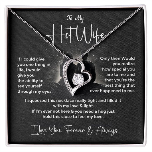 To My Hot Wife Necklace Gift From Your Boyfriend Sentimental Jewelry