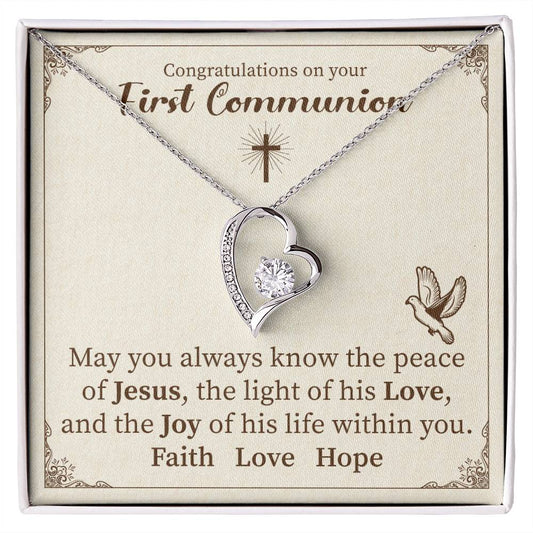 Congratulation On Your First Communion Necklace