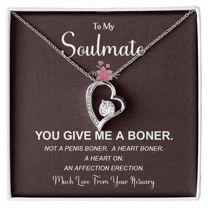 Funny Actuary Necklace Gift for Soulmate Women