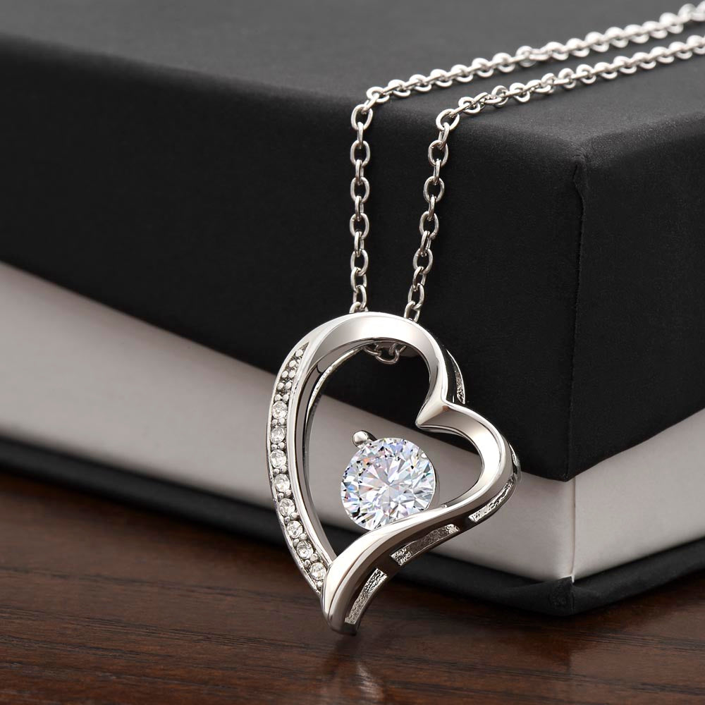 To My Soulmate Necklace Gift- Nothing Can Measure The Depth Of My Love For You, Valentine's Day Soulmate Jewelry With A Meaningful Message Card.