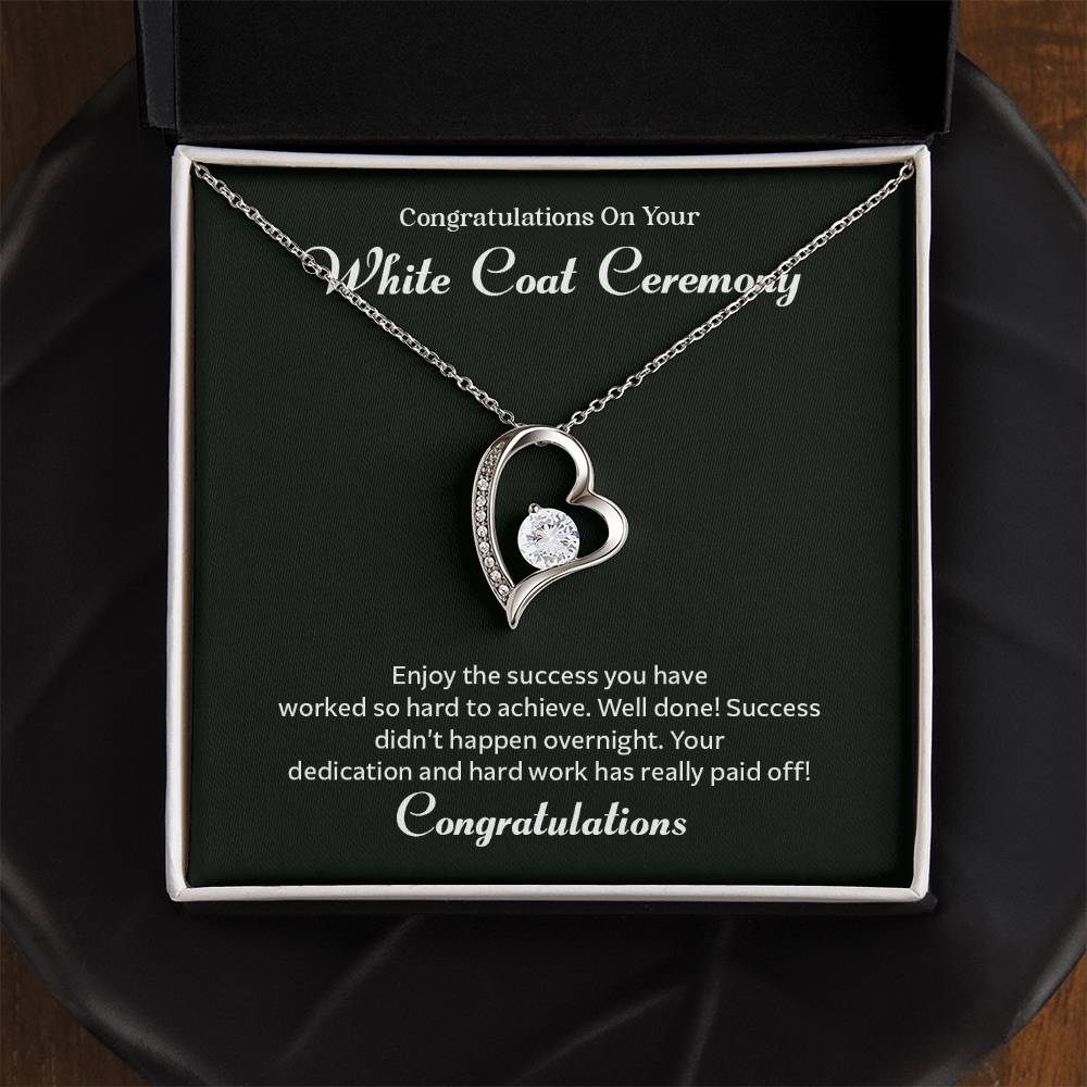 Congratulations On Your White Coat Ceremony Congratulations Necklace Inspirational Jewelry Gift Meaningful Gift For Graduates Proud Of Your Journey Necklace Celebrate Your Success Necklace Emotional Connection Necklace Jewelry For Inspiring Confidence