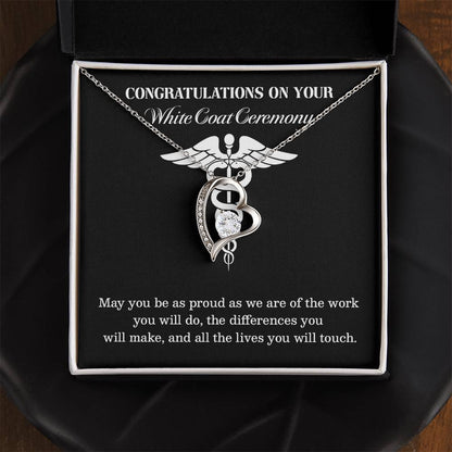 Congratulations On Your White Coat Ceremony You Can Conquer Necklace Enjoy The Journey Necklace Personal Growth Jewelry Motivational Jewelry Meaningful Gift For Graduates Achievements Necklace Congratulations Necklace White Coat Ceremony