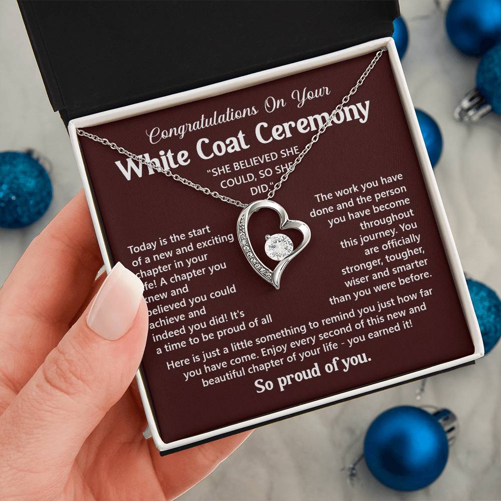 Congratulations On Your White Coat Ceremony You Can Conquer Necklace You Are Amazing Necklace Personal Development Jewelry Motivational Jewelry Gift From Dad Meaningful Gift For Graduates New Chapter Necklace Congratulations Necklace