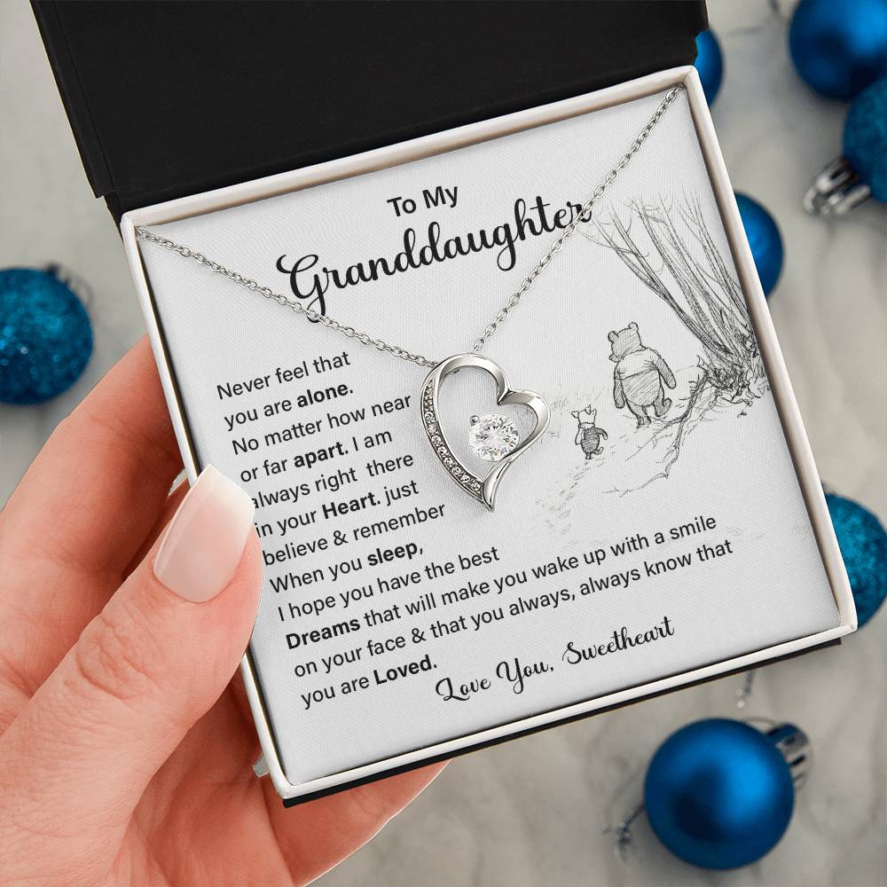 To My Granddaughter Gift From Grandpa With Heartfelt Message Card