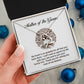 Mother of Groom Necklace Gift from Bride with Message Card
