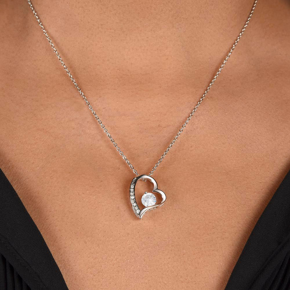 To My Smokin' Hot Soulmate Necklace Gift, Forever Heart Necklace Gift, Valentine's Day Soulmate Jewelry With A Meaningful Message Card.