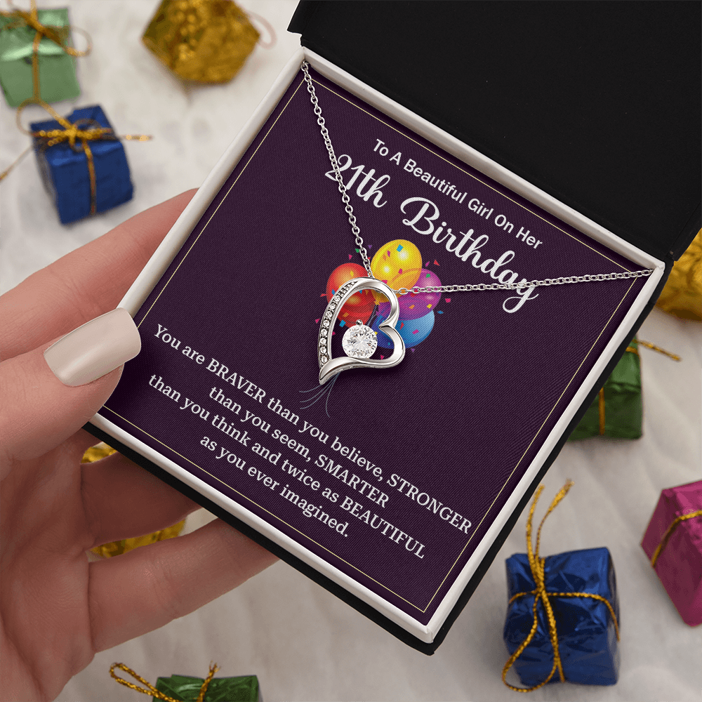 A Beautiful 21st Birthday Gift Necklace For Strength