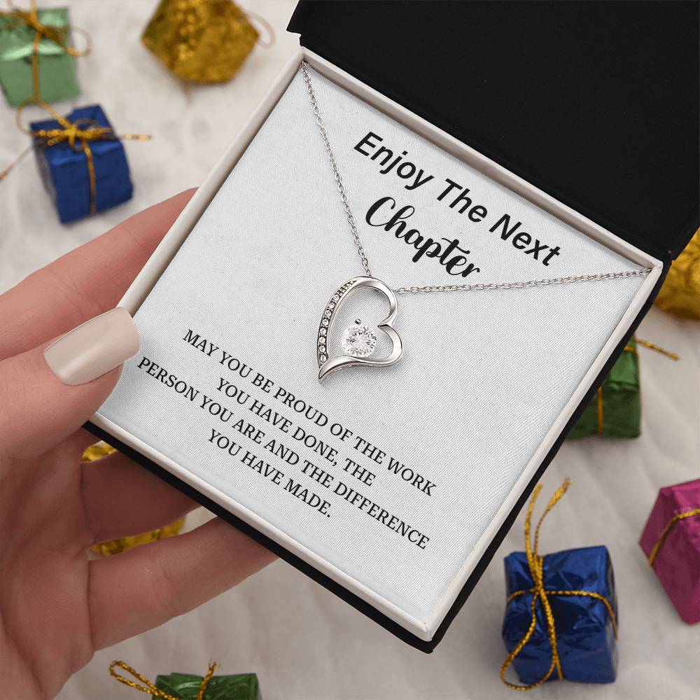 Enjoy The Next Chapter Enjoy The Next Chapter Necklace Gift Jewelry Gift For New Chapter In Life Emotional Gift For Life Change Best Sentimental Gift For Transition Gift For New Chapter In Life Necklace Gift For Celebrating New Chapter Sentimental Jewelry