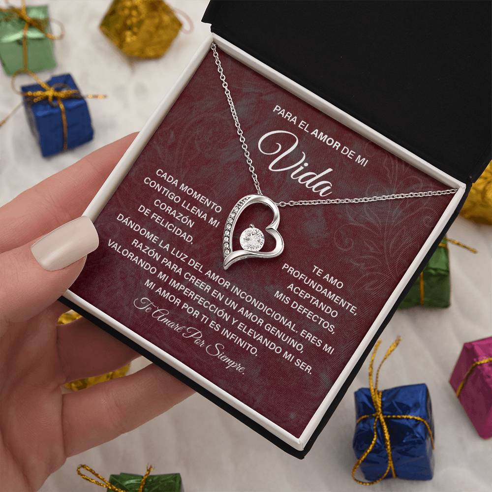 To the Love of My Life Infinity Necklace Gift Box