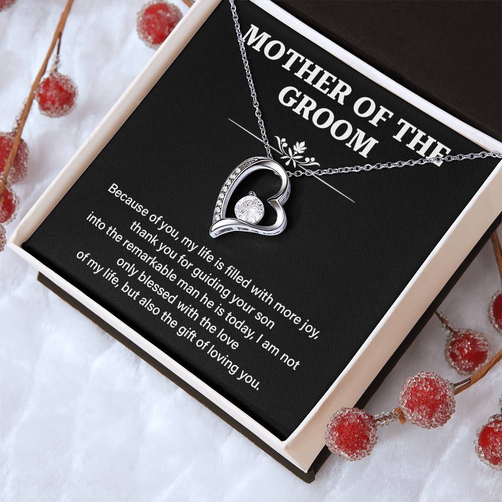 To The Mother Of The Groom Mother Of The Groom Necklace Gift Sentimental Jewelry For Mother Of The Groom Jewelry Gift For Groom's Mom Special Gift For Groom's Mom Meaningful Gift For Groom's Mother Supportive Gift For Mother Unique Gift For Mother