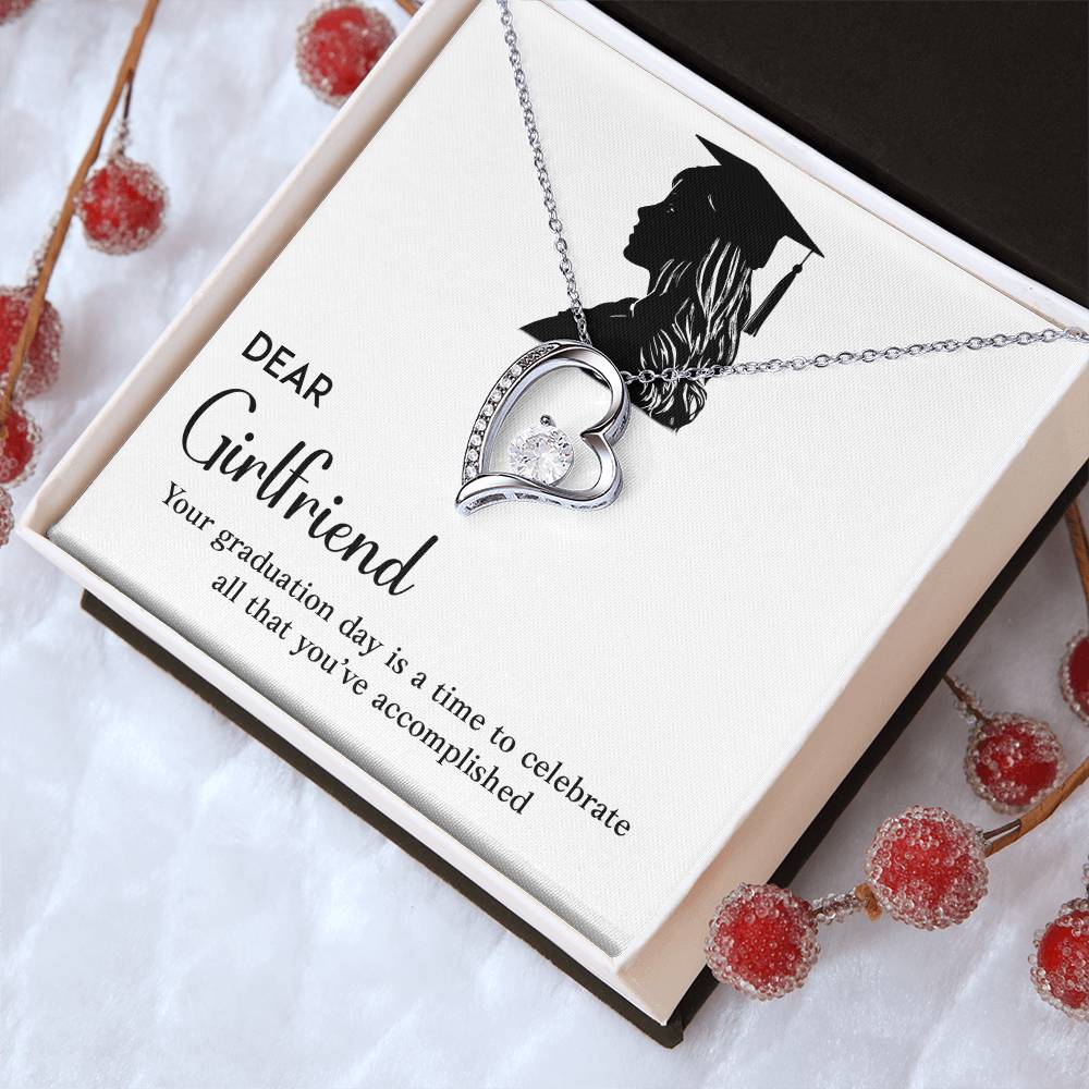 Dear Girlfriend Necklace Graduation Necklace Gift Necklace For Graduation Day Sentimental Graduation Gift Proud Partner Graduation Gift Necklace For New Beginnings Gift For Girlfriend’s Graduation Necklace For Future Success Gift For Girlfriend