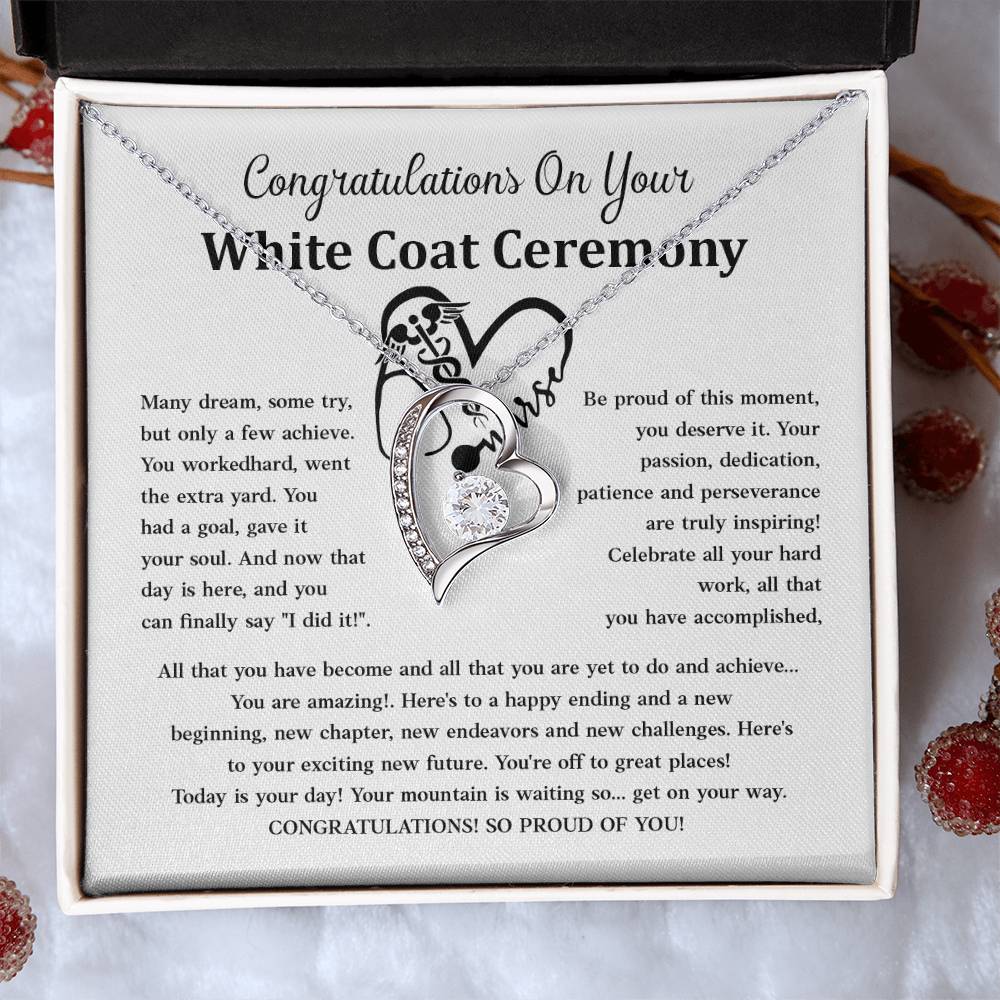 Congratulations On Your White Coat Ceremony You Can Conquer Necklace New Chapter Necklace Personal Growth Jewelry Motivational Jewelry White Coat Ceremony Congratulations Necklace Meaningful Gift For Graduates Emotional Connection Necklace