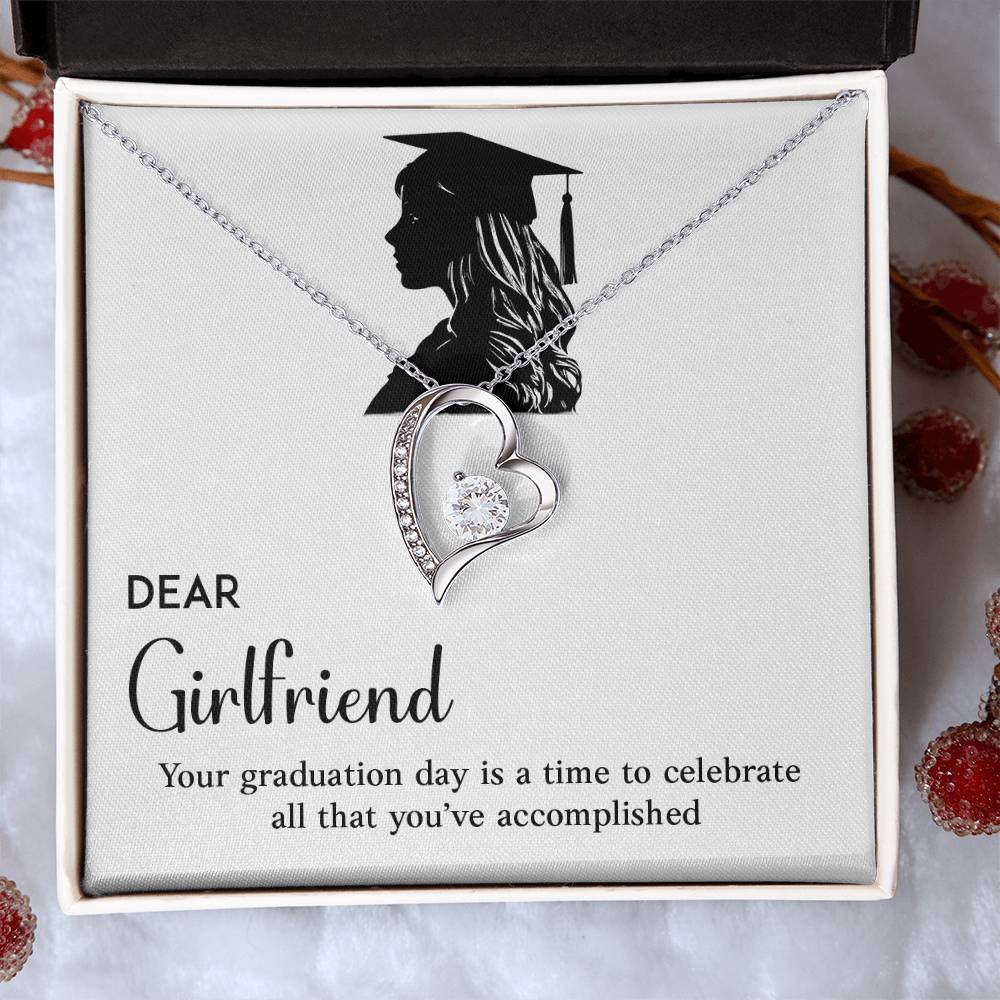 Dear Girlfriend Necklace Graduation Necklace Gift Necklace For Graduation Day Sentimental Graduation Gift Proud Partner Graduation Gift Necklace For New Beginnings Gift For Girlfriend’s Graduation Necklace For Future Success Gift For Girlfriend