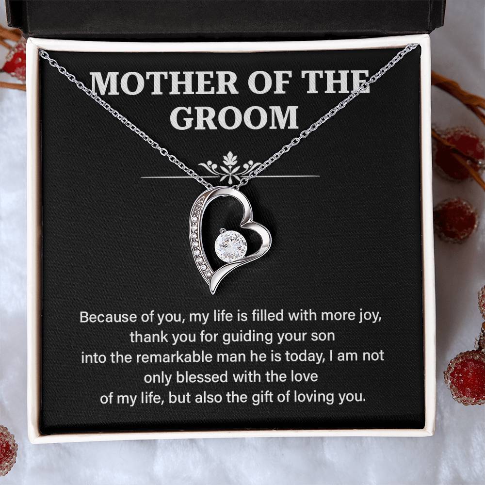 To The Mother Of The Groom Mother Of The Groom Necklace Gift Sentimental Jewelry For Mother Of The Groom Jewelry Gift For Groom's Mom Special Gift For Groom's Mom Meaningful Gift For Groom's Mother Supportive Gift For Mother Unique Gift For Mother