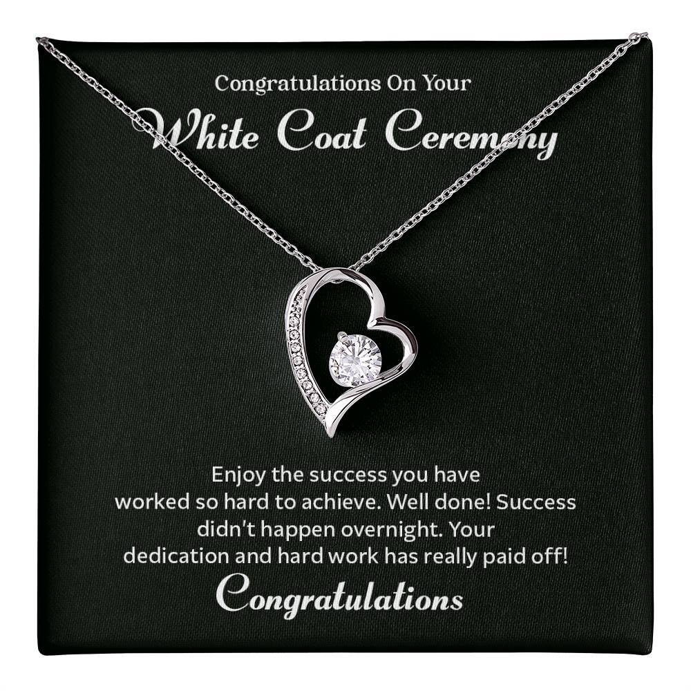 Congratulations On Your White Coat Ceremony Congratulations Necklace Inspirational Jewelry Gift Meaningful Gift For Graduates Proud Of Your Journey Necklace Celebrate Your Success Necklace Emotional Connection Necklace Jewelry For Inspiring Confidence