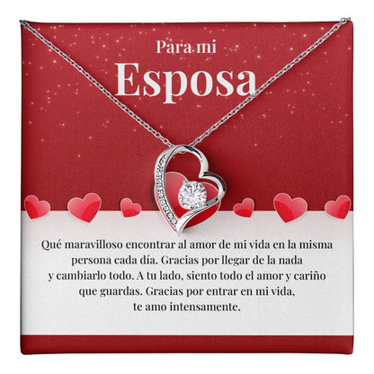 Romantic Spanish Gift for Wife with Message Card
