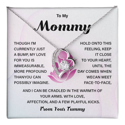 Mommy Necklace Gift from Baby Bump