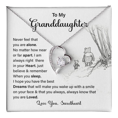 To My Granddaughter Gift From Grandpa With Heartfelt Message Card