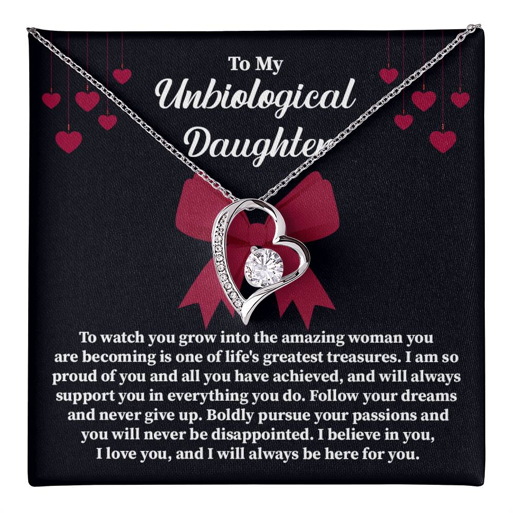 Unbiological Daughter Necklace from Bonus Mom