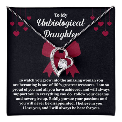 Unbiological Daughter Necklace from Bonus Mom