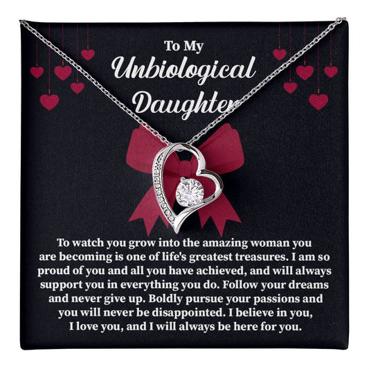 Unbiological Daughter Necklace from Bonus Mom