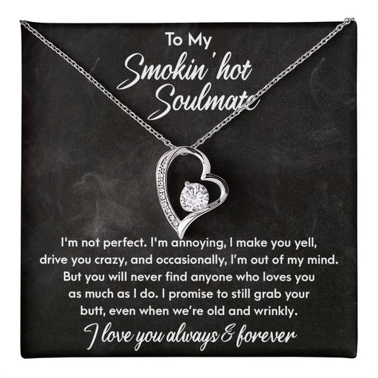 Funny Necklace Gift for Soulmate – With Message Card