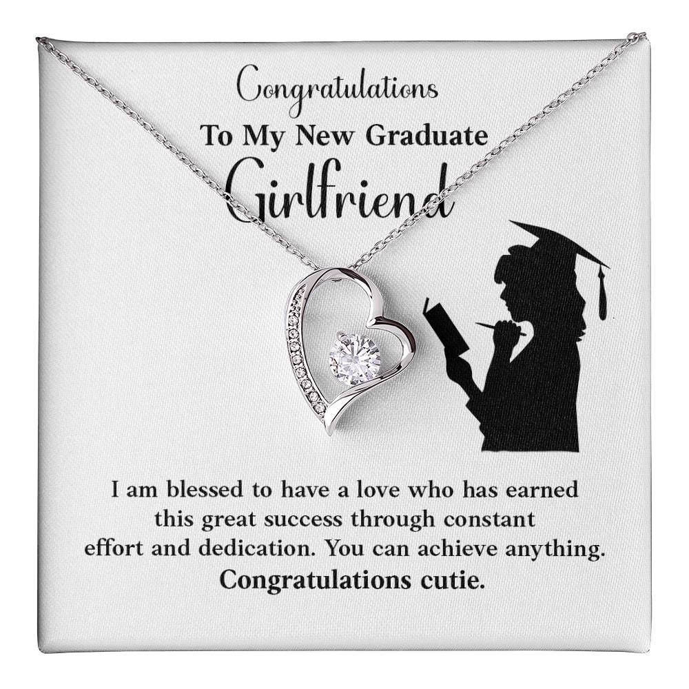 Congratulations To My New Graduate Girlfriend Necklace Necklace For Next Chapter Necklace For Girlfriend’s Potential Proud Partner Graduation Gift Sentimental Gift For New Graduate Gift For Girlfriend’s Graduation Graduate Girlfriend Necklace Gift