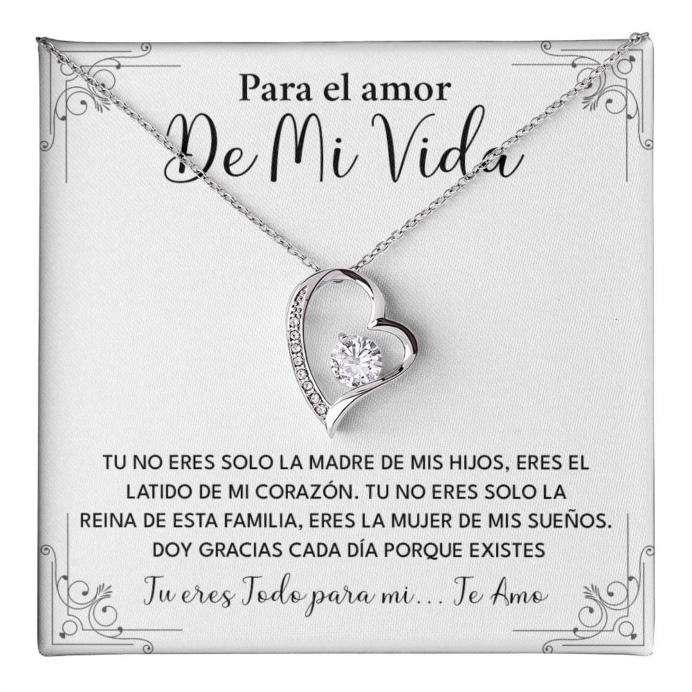 Collar Para El Amor De Mi Vida Madre De Mis Hijos Regalo Romántico Para Esposa Collar Con Frase De Amor Regalo Especial Para Mi Reina Joyería Romántica Para Esposa Regalo De Amor Infinito Regalo De Aniversario Para Mi Esposa Collar De Amor Para Mi Pareja