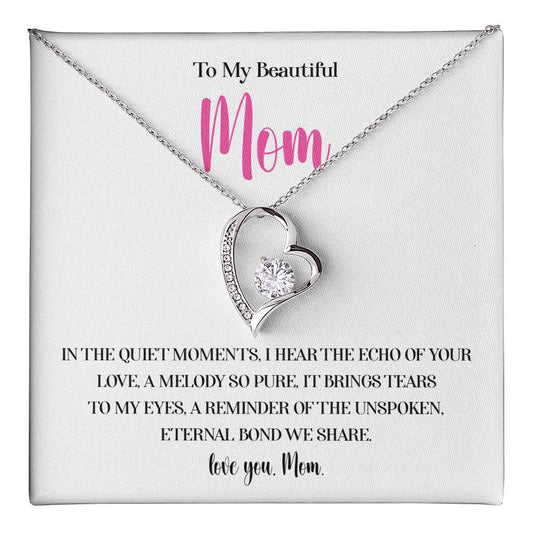 To My Beautiful Mom Best Mom Ever Necklace Spiritual Bond With Mom Necklace Thoughtful Gift For Mother-child Bond Unique Family Bond Necklace Special Occasion Gift For Mom Beautiful Mom Necklace Gift Thoughtful Gift For Mom
