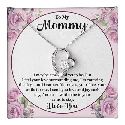Mommy Necklace Gift from Bump with Message Card
