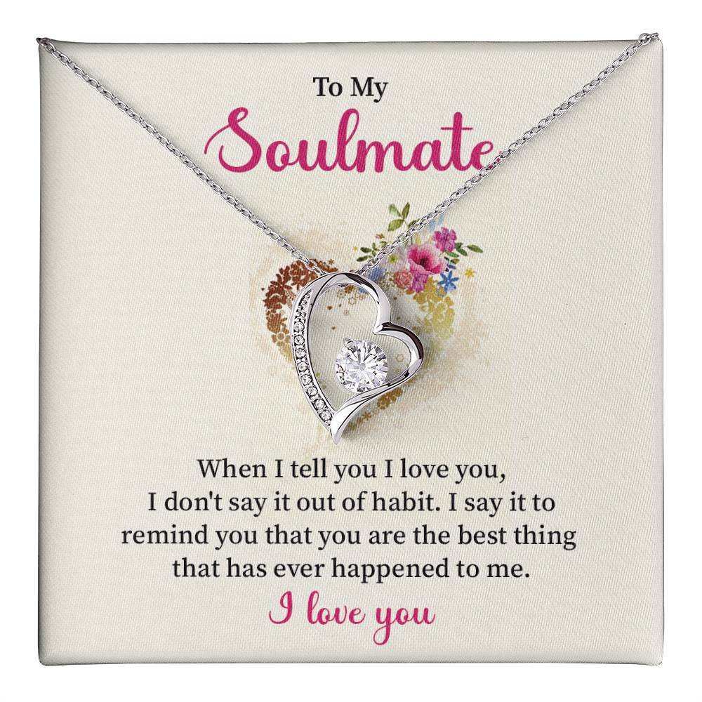 Soulmate Necklace for Her – I Love You Gift Box
