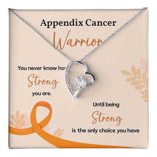 Appendix Cancer Warrior Gift – Message Card Inside